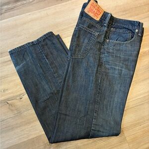 Levi's Dark Indigo Straight Jeans